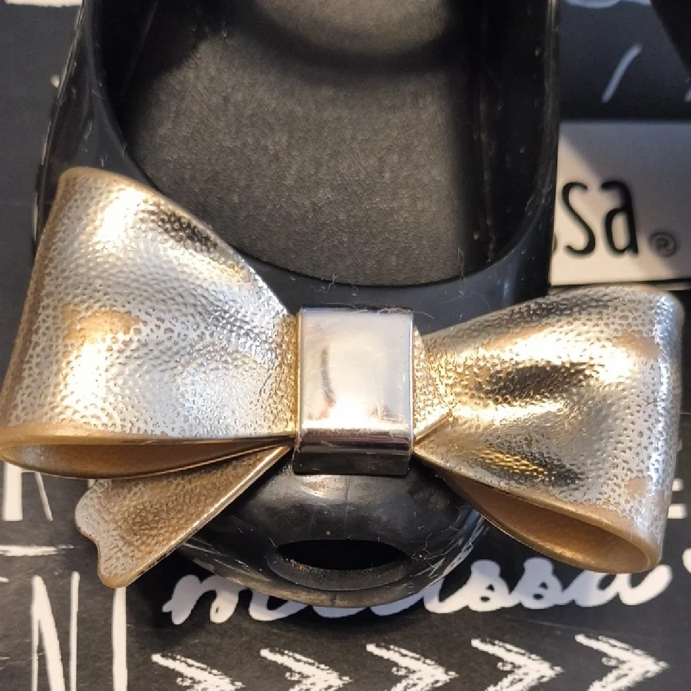 Black Mini Melissa Mary Janes Size 9